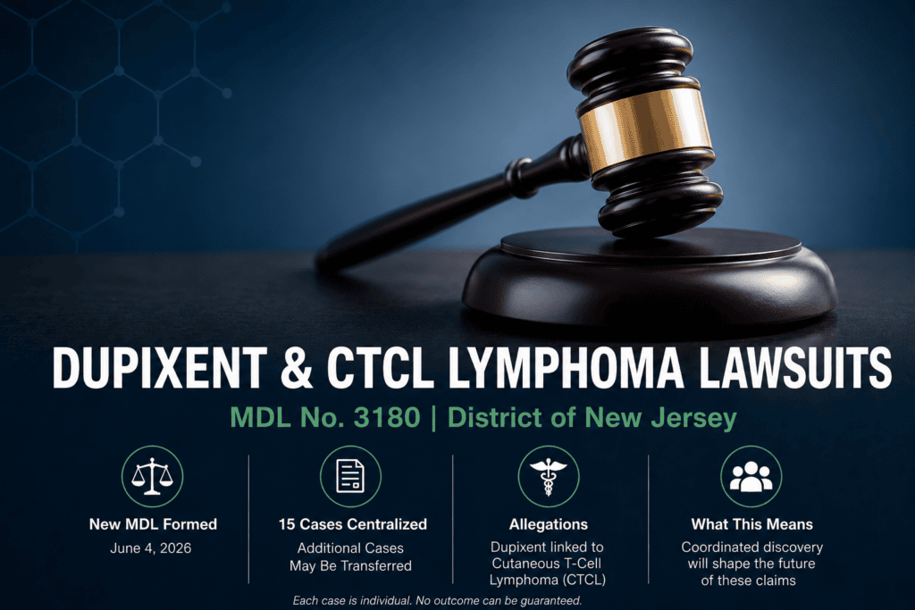 Dupixent Lawsuit Update: New CTCL Lymphoma MDL Formed in 2026