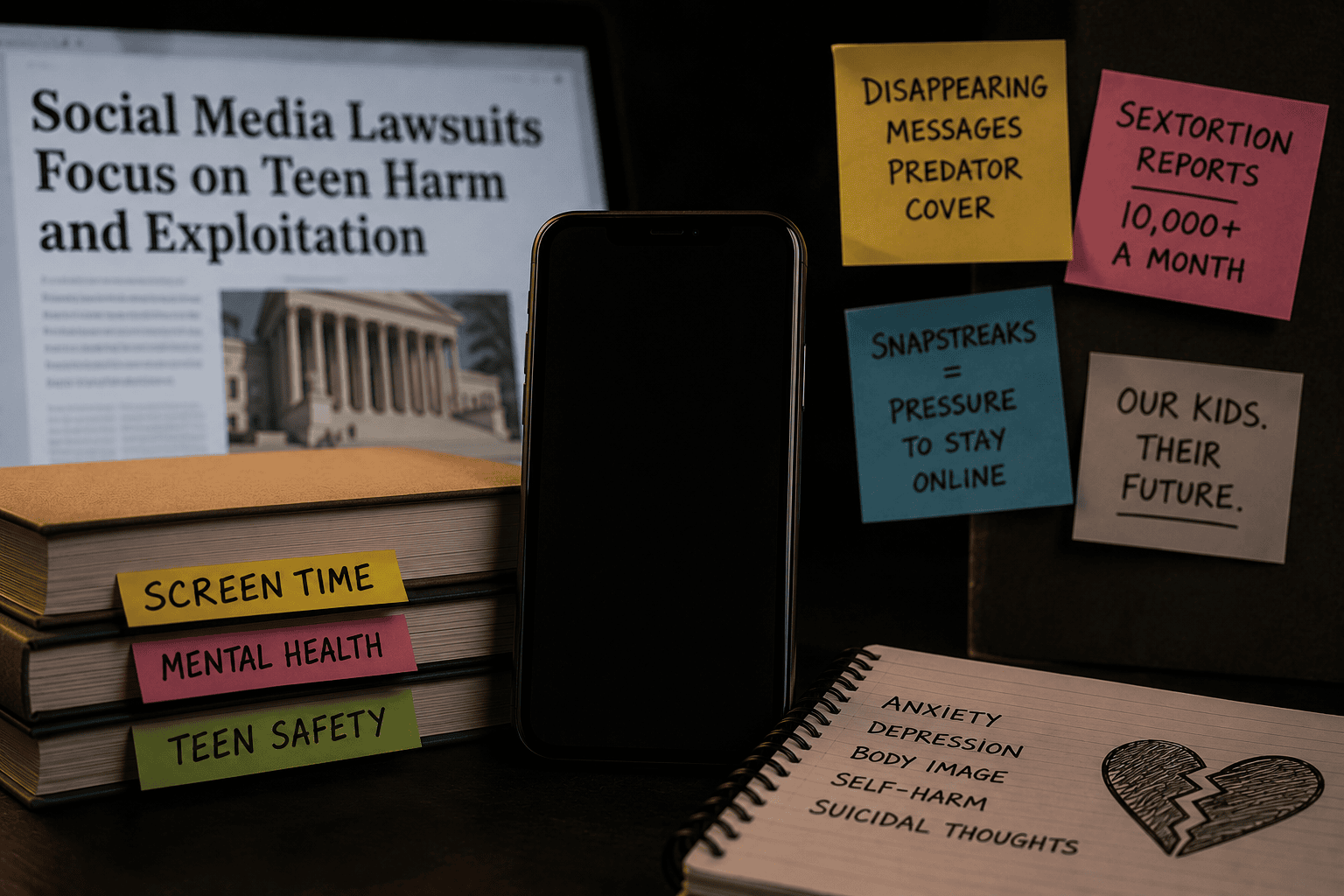 Snapchat lawsuit — teen harm and exploitation claims