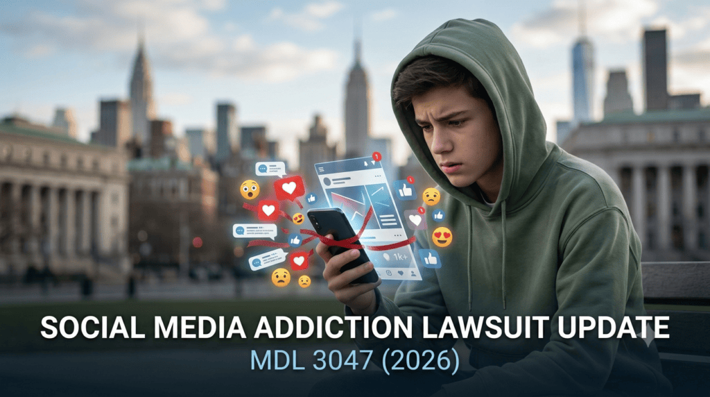 New York Social Media Addiction Lawsuit Update: MDL 3047 (2026)