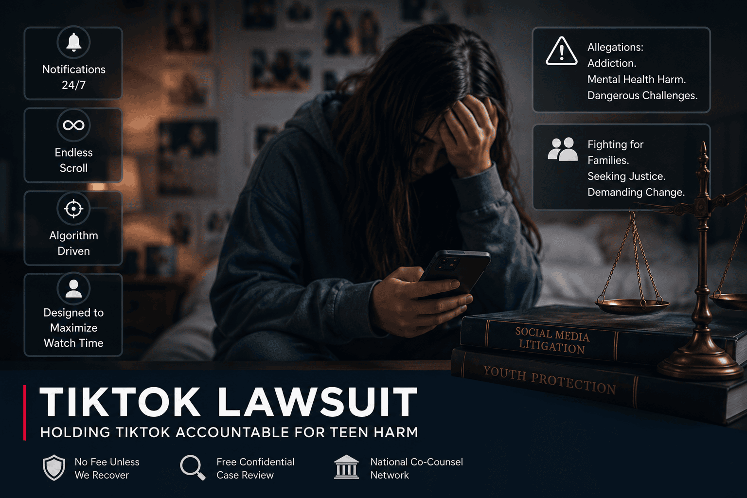 TikTok lawsuit — teen harm and dangerous challenge claims